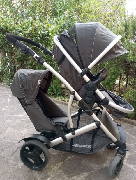 Passeggino Hauck fratellare doppio duetto